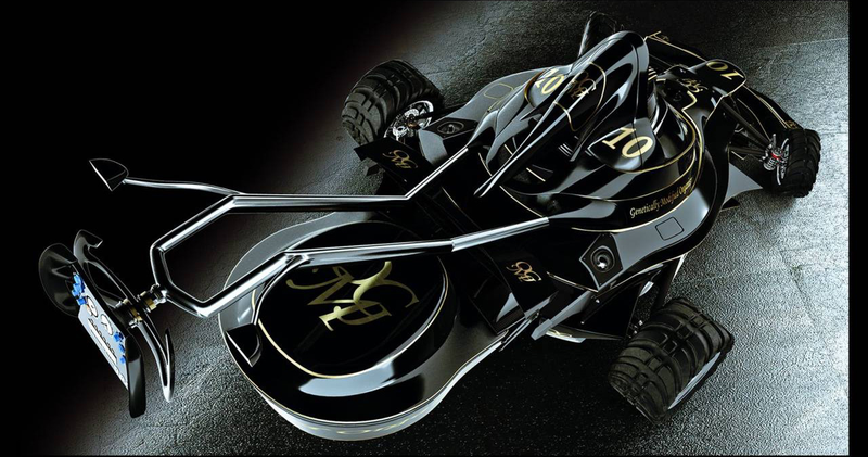 Illustration for article titled F1 Inspired Lawnmower: Yardwork Just Got a Lot Sexier